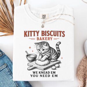 Kitty Biscuits Bakery Graphic T-shirt