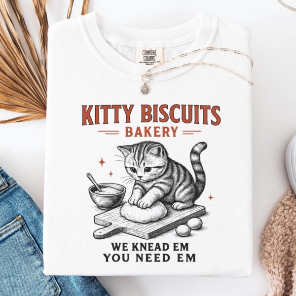 Kitty Biscuits Bakery Graphic T-shirt