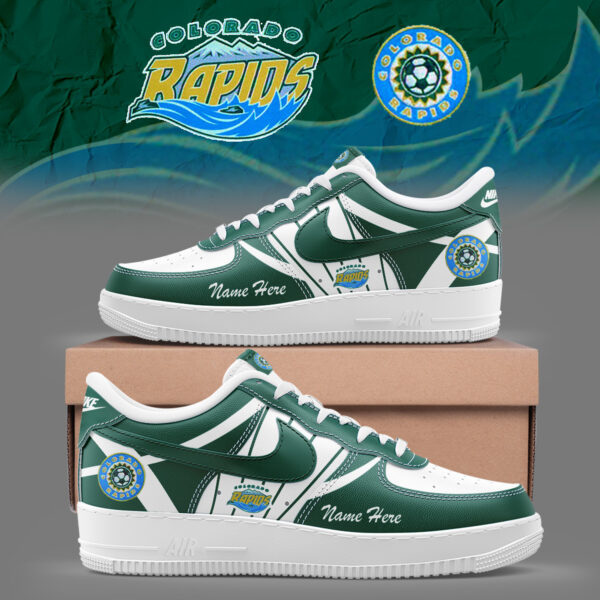 Limited Edition Colorado Rapids Soccer Throwback Custom Shoes-PU25072211