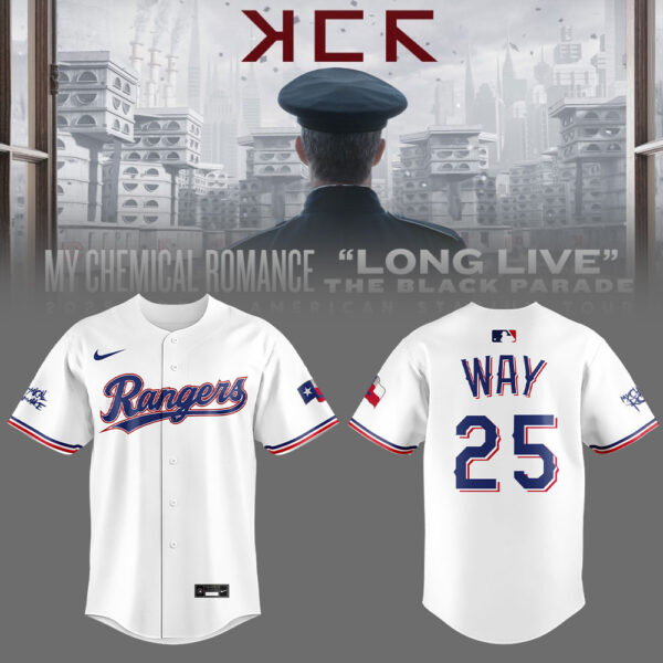“Long Live: The Black Parade Tour 2025 x Rangers” Way Jersey-LL250804011