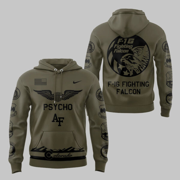 Limited Edition AF Football 'Fighting Falcons' Veteran Hoodie-LL250813009