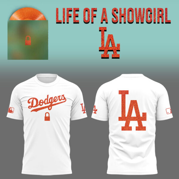 Limited Edition Dodgers Baseball 'Life Of A Dodgers' W TShirt-LL250814009