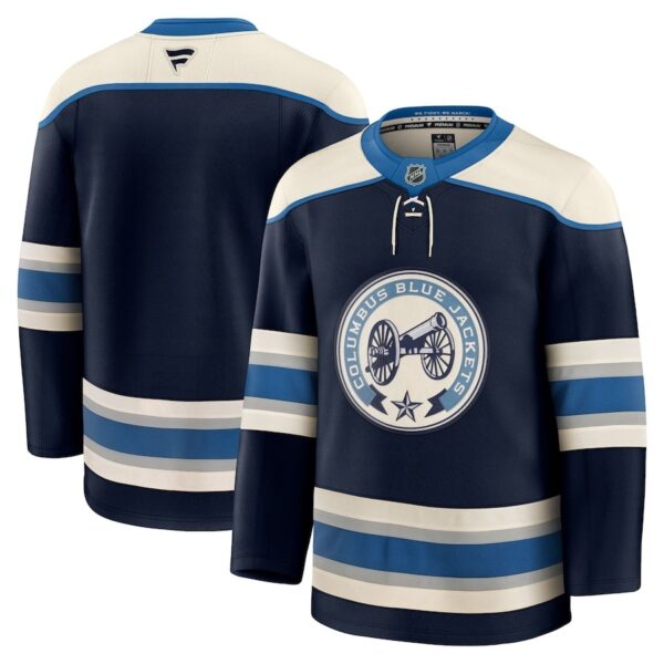 Men's Columbus Blue Jackets Fanatics Navy Alternate Premium Jersey