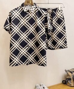 New Arrival Button Shirt + Short Hot Gift PEA08062503