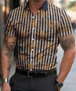 New 2026 - Luxury Brand Men Short Sleeved Shirts