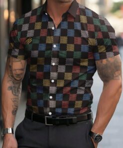 New 2026 - Luxury Brand Men Short Sleeved Shirts