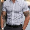 New 2026 - Luxury Brand Men Short Sleeved Shirts