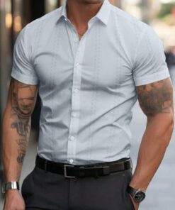 New 2026 - Luxury Brand Men Short Sleeved Shirts