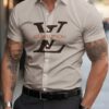 New 2026 - Luxury Brand Men Short Sleeved Shirts