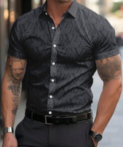 New 2026 - Luxury Brand Men Short Sleeved Shirts