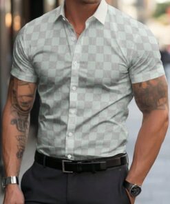 New 2026 - Luxury Brand Men Short Sleeved Shirts