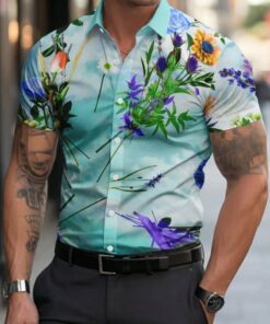 New 2026 - Luxury Brand Men Short Sleeved Shirts
