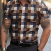 New 2026 - Luxury Brand Men Short Sleeved Shirts