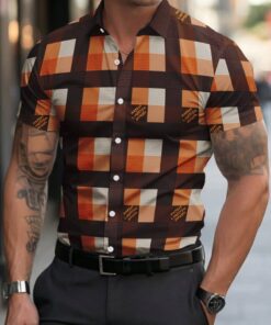 New 2026 - Luxury Brand Men Short Sleeved Shirts