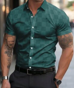 New 2026 - Luxury Brand Men Short Sleeved Shirts