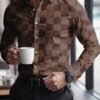 New 2026- Premium Long Sleeve Button Shirt AZQ270226021