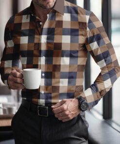 New 2026- Premium Long Sleeve Button Shirt AZQ270226071