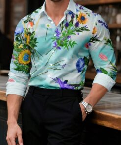 New 2026- Premium Long Sleeve Button Shirt AZQ270226086