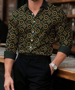 New 2026- Premium Long Sleeve Button Shirt AZQ270226103