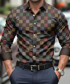 New 2026- Premium Long Sleeve Button Shirt AZQ270226118