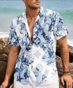 LV Hawaiian Shirt - Summer Collection AZS1218060 FI - Azelle Store