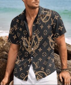LV Hawaiian Shirt - Summer Collection AZS1218064 FI - Azelle Store