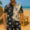 Signature LV Hawaii Shirt & Short AEL25062507 FI