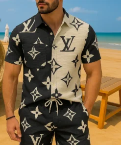 Signature LV Hawaii Shirt & Short AEL25062507 FI