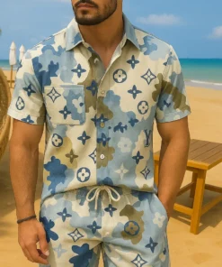 Signature LV Hawaii Shirt & Short AEL25062505