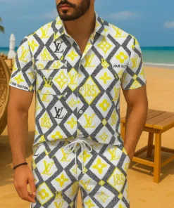 Signature LV Hawaii Shirt & Short AEL25062509