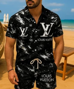 Signature LV Hawaii Shirt & Short AEL25062511 FI
