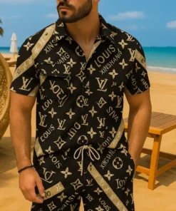 Signature LV Hawaii Shirt & Short AEL25062512 FI