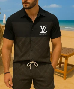 Signature LV Hawaii Shirt & Short AEL25062524 FI