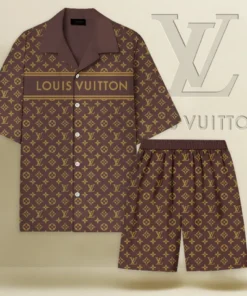 Signature LV Hawaii Shirt & Short AEL25062528 FI