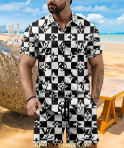 Signature LOUIS VUITTON Men Hawaii Shirt & Short ZEL02102507
