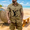 Signature LV Men Hawaii Shirt & Short ZEL02102504