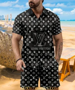 Signature LV Men Hawaii Shirt & Short ZEL02102508