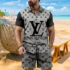 Signature LV Men Hawaii Shirt & Short ZEL02102510