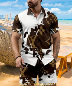 Signature LOUIS VUITTON Men Hawaii Shirt & Short ZEL02102512