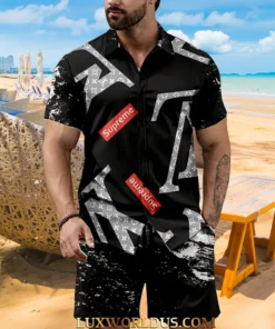 Signature LV Men Hawaii Shirt & Short ZEL02102514