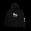 Skull Rose Black Hoodie-PU121624030