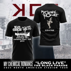 Limited Edition MCR Tour 2025 Tshirt-LD2507222015