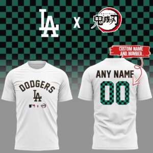 Limited Edition Dodgers x Demon Slayer 2025 Tshirt-ND07242530