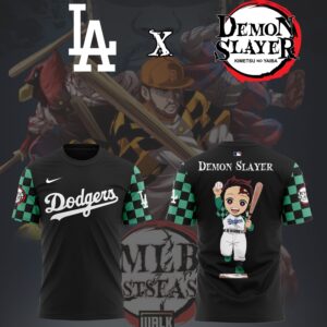Limited Edition Dodgers x Demon Slayer Shirt-ND07242537