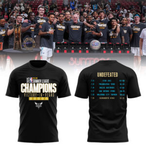 Limited Edition Charlotte  2025 Summer League Champions TShirt -LD250801012