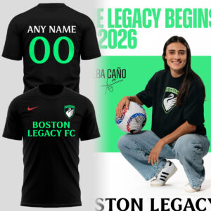 Limited Edition Boston FC Custom Name + Number Tshirt-PA080425021