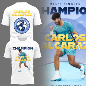 Limited Edition Carlos Alcaraz Champion Cincinnati Open Tshirt-LL250819106