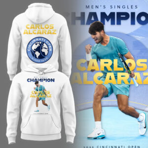 Limited Edition Carlos Alcaraz Champion Cincinnati Open Hoodie-LL250819107