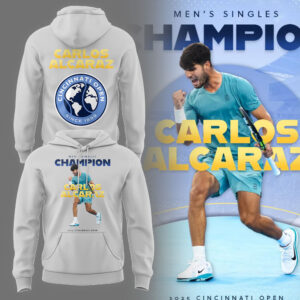 Limited Edition Carlos Alcaraz Champion Cincinnati Open Hoodie-LL250819108