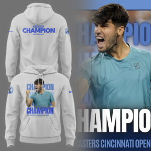 Limited Edition Carlos Alcaraz Champion Cincinnati Open Hoodie-LL250819109